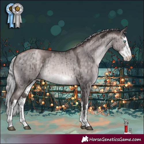 Horse Color:Platinum White Spotted Silver Brown Pearl Dun Brindle