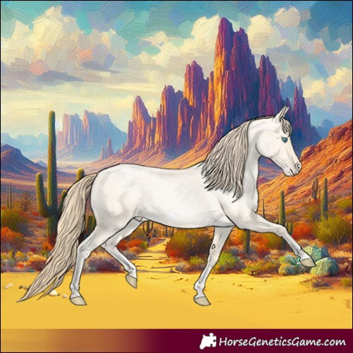 Horse Color:Buckskin Roan Pearl  and Buckskin Roan Pearl Frame 