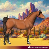 Horse Color:Bay 