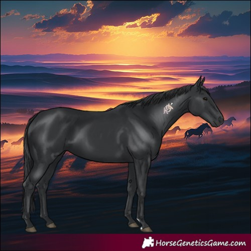 Horse Color:Black 