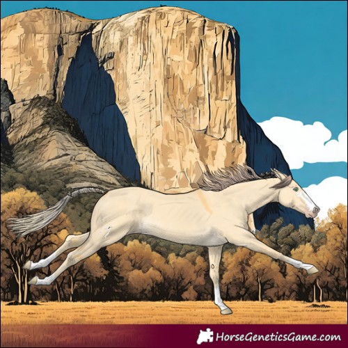 Horse Color:Gold Cream Champagne Dun 