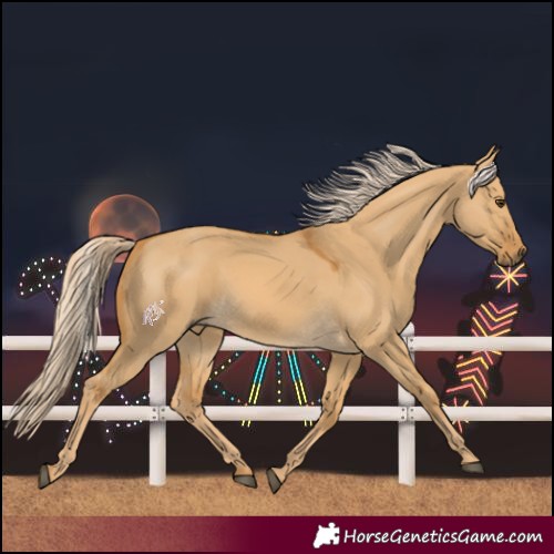 Horse Color:Palomino Dun 