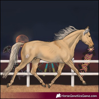 Horse Color:Palomino Dun