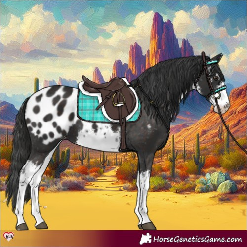 Horse Color:White Spotted Liver Chestnut Appaloosa