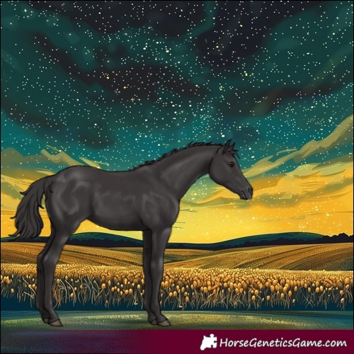 Horse Color:Smoky Black 