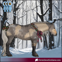 Horse Color:Silver Smoky Grullo  and Platinum Silver Smoky Grullo Brindle 