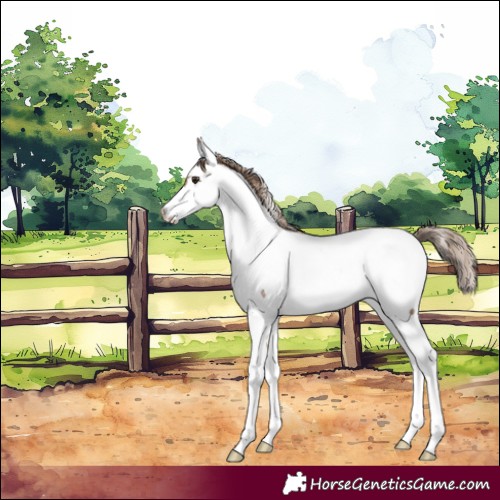 Horse Color:Liver Red Dun Sabino Fewspot 