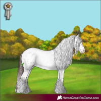 Horse Color:Chocolate Blue Onyx Sabino