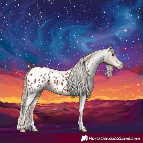 Horse Color:Chestnut Appaloosa 