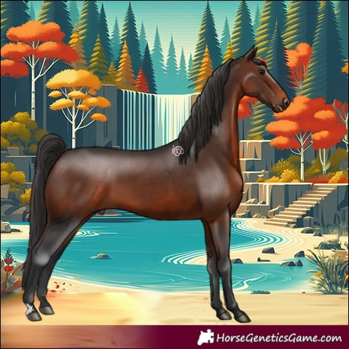 Horse Color:Brown 