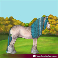 Horse Color:Painted Liver Red Onyx Ice Sabino