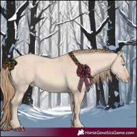 Horse Color:Perlino Dun 