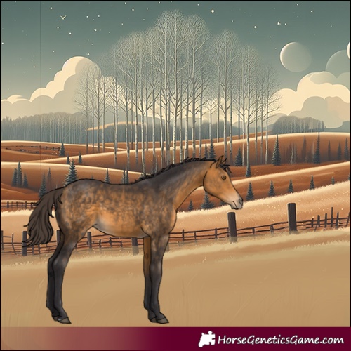 Horse Color:Buckskin 