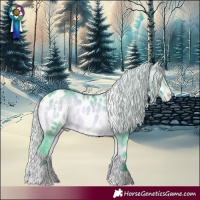 Horse Color:Watercolor White Spotted Silver Bay Chinchilla Ice Onyx Tobiano Appaloosa Rabicano 