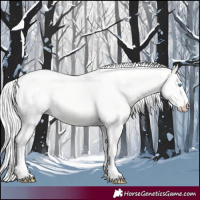 Horse Color:Silver Smoky Creme Dun 