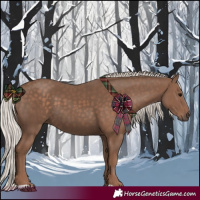 Horse Color:Silver Black 
