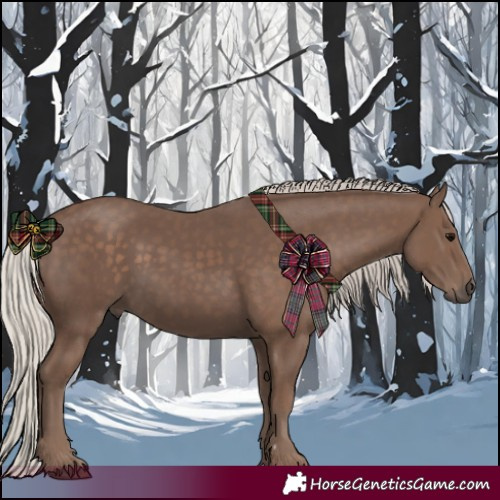 Horse Color:Silver Black 