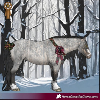 Horse Color:Brown Roan Dun  and Blue Roan Rabicano 