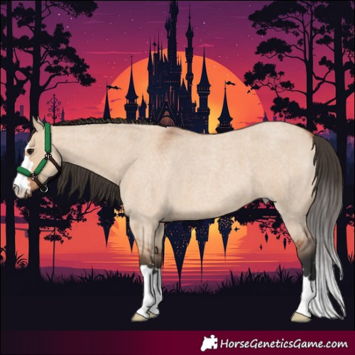 Horse Color:Bay Roan Dun