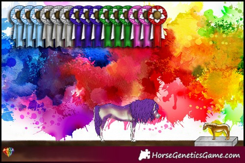 Horse Color:Watercolor Liver Red Onyx 