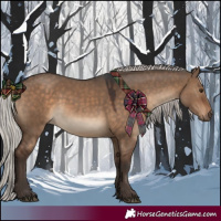 Horse Color:White Spotted Silver Brown Dun 