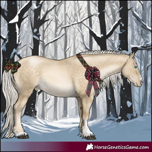 Horse Color:Silver Buckskin Snowdrop Dun 