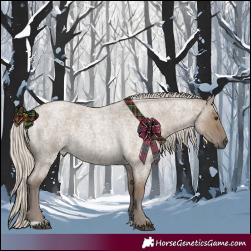 Horse Color:Silver Smoky Grullo Roan 
