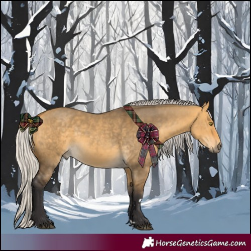 Horse Color:Silver Buckskin Dun 