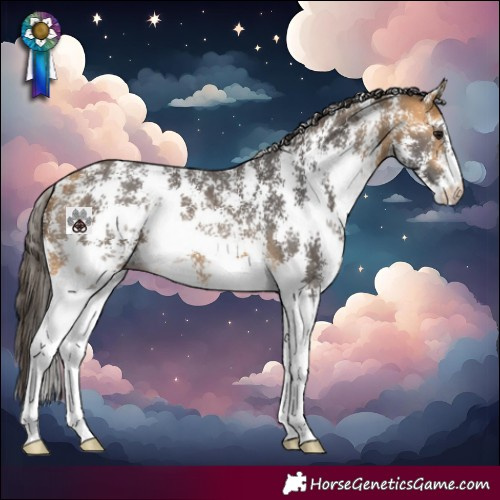 Horse Color:Buckskin Sabino 