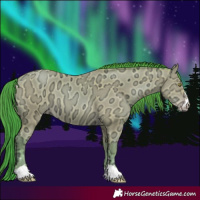 Horse Color:Watercolor Amber Champagne Ice 