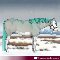 Horse Color:Watercolor Bay Dun Splash
