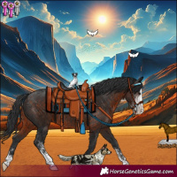 Horse Color:Brown  and Brown Sabino 
