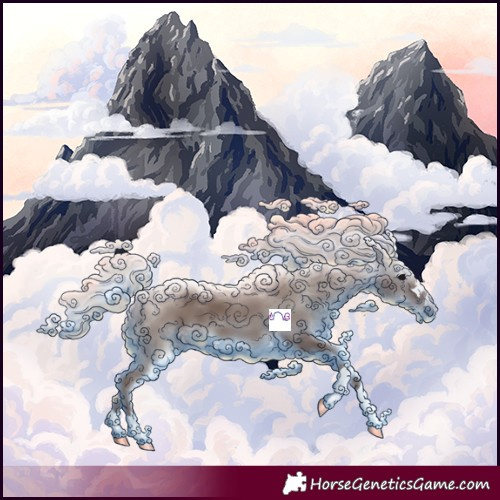 Horse Color:Silver Black 