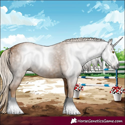 Horse Color:Gray Palomino 