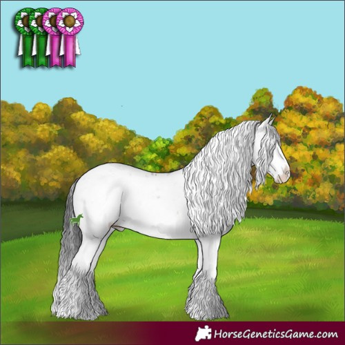 Horse Color:Brown Onyx Sabino Brindle 