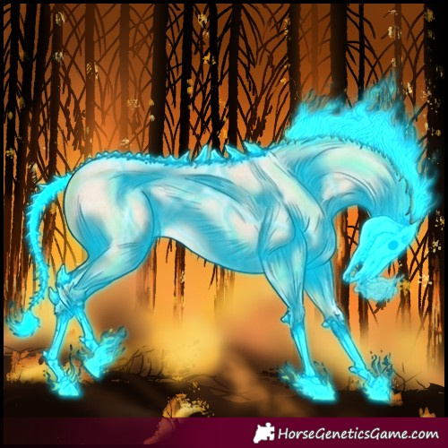 Horse Color:Thunderstruck Smoky Blue Roan Pearl