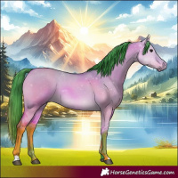 Horse Color:Watercolor Bay Dun 