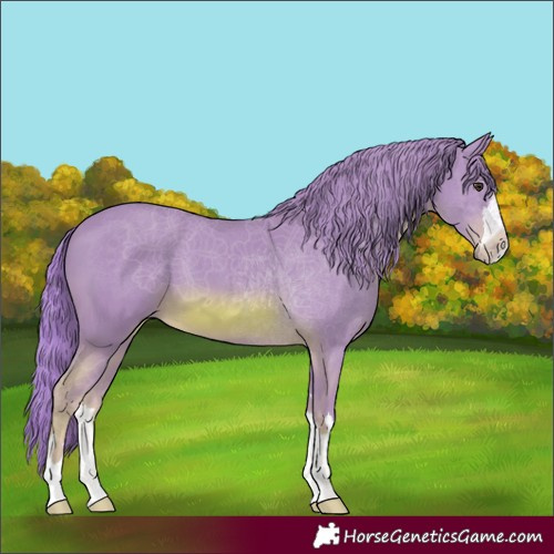 Horse Color:Watercolor Chestnut 