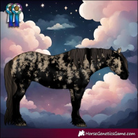 Horse Color:Void Buckskin Dun Sabino Splash 