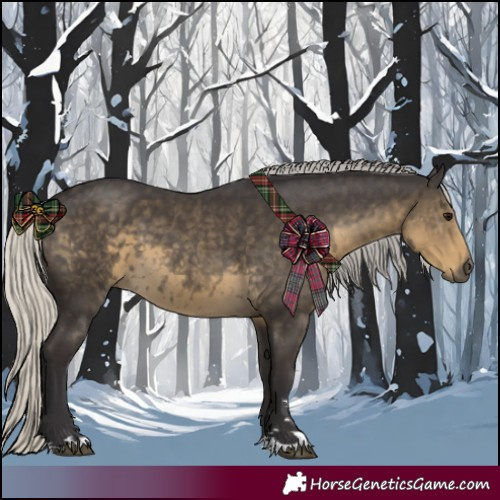 Horse Color:Silver Smoky Black 