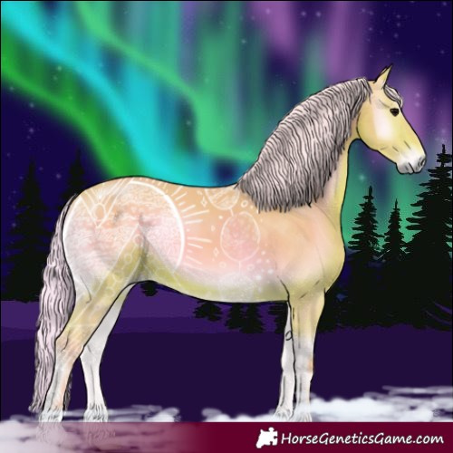 Horse Color:Watercolor Silver Bay Onyx 