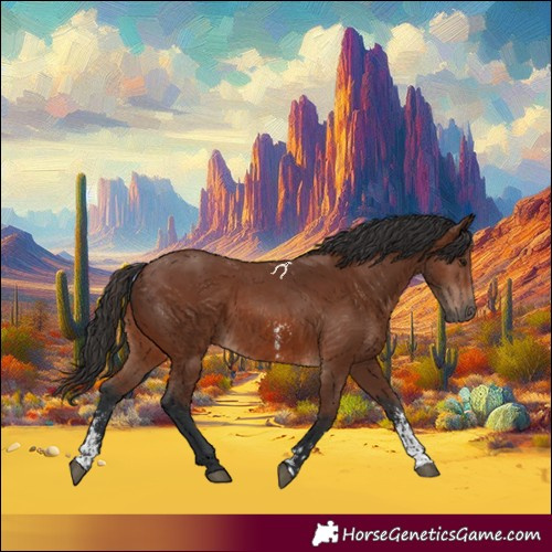 Horse Color:Brown Sabino Rabicano  and Brown Sabino Rabicano 