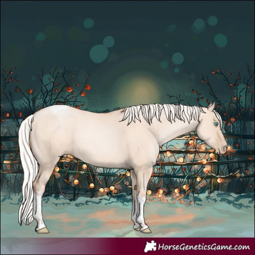 Horse Color:White Spotted Silver Sable Champagne Pearl Dun Tobiano Rabicano 