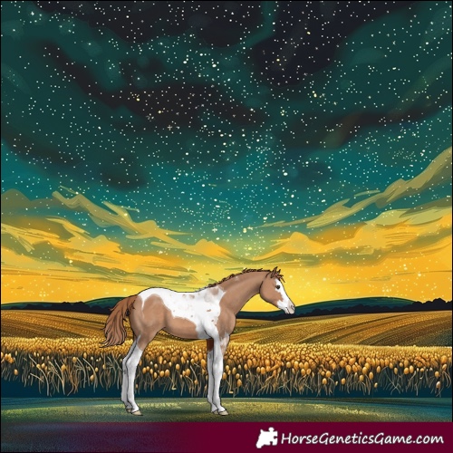 Horse Color:White Spotted Red Dun Splash Tobiano 