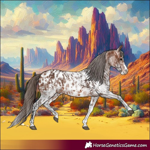 Horse Color:Bay Splash Tobiano Appaloosa  and White Spotted Bay Splash Appaloosa 