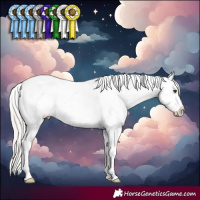 Horse Color:Silver Brown Dun Sabino Varnish Rabicano Brindle 