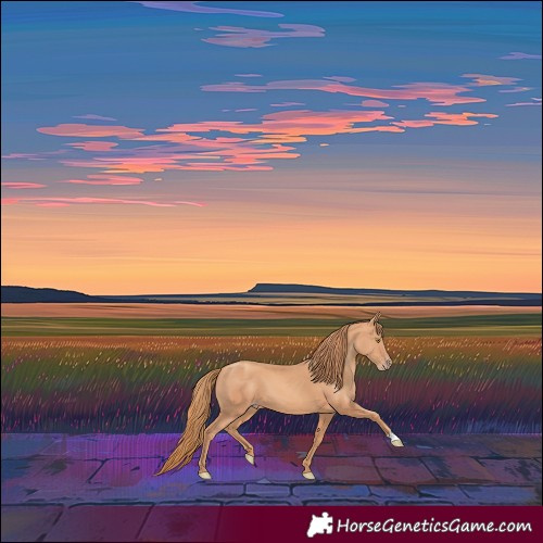 Horse Color:Gold Champagne 