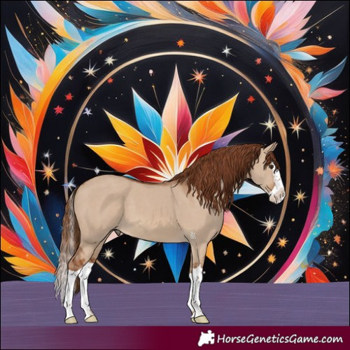 Horse Color:Red Dun Splash 