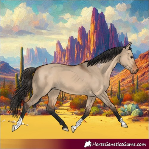 Horse Color:Bay Dun 