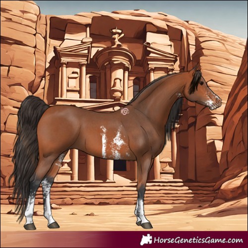 Horse Color:Bay Sabino 